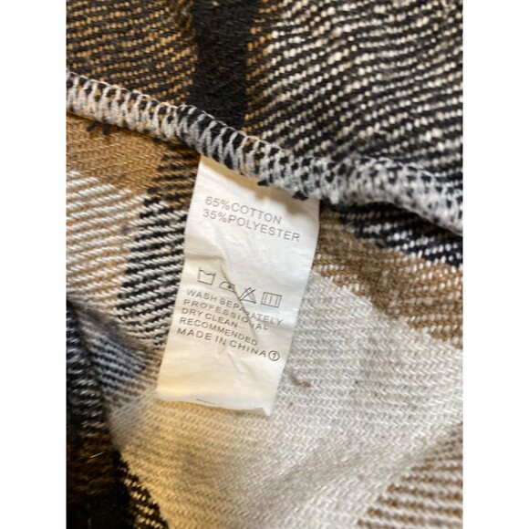 Miss Sparkling Jacket Shacklet Plaid Button-Up Jacket, S - Picture 7 of 8